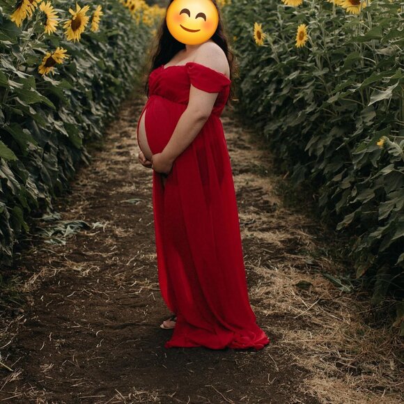 Dresses & Skirts - Red maternity dress